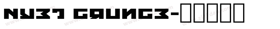 Nyet Grunge字体转换